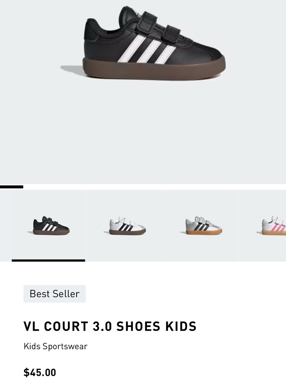 Adidas VL Court 3.0 Baby Shoes